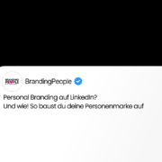 Personal Branding: So baust du deine Personenmarke auf