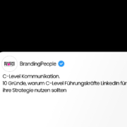 Erfolg durch Sichtbarkeit in der C-Level Kommunikation