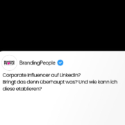 Corporate Influencer auf LinkedIn